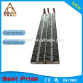 PTC heating elements glued with aluminium strips, aluminium waves conducts heater radiation